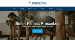 Desktop Screenshot of fitnessmdonline.com